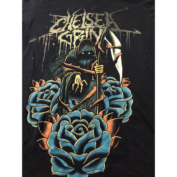 Chelsea Grim Reaper Graphic Short Sleeve T-shirt - Picture 2 of 4